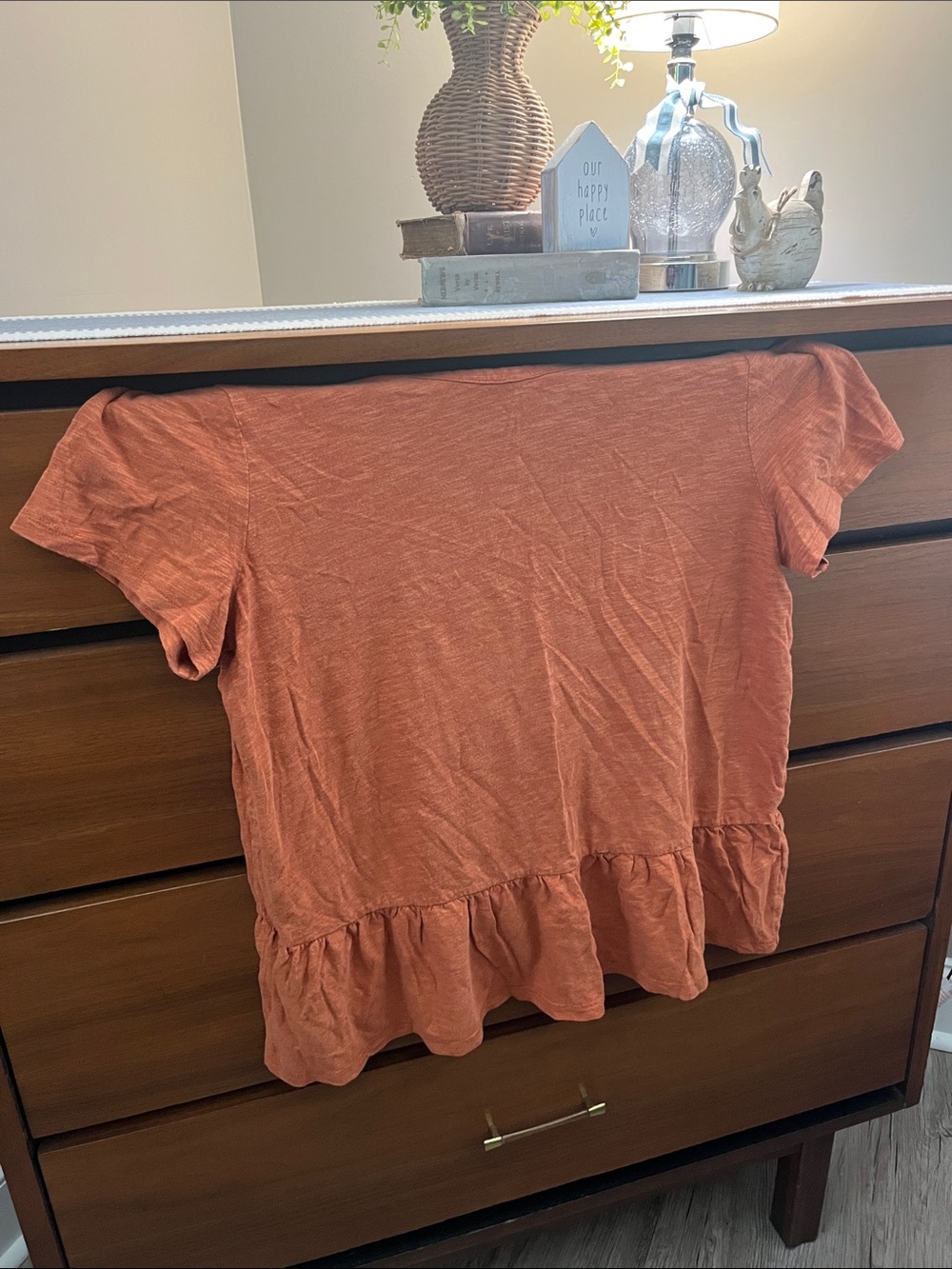 Naturals D & Co. Women's Mustard Yellow Blouse